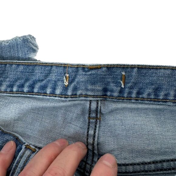 Free People Skinny High Rise Ankle Raw Hem Jeans Sz 30 - Picture 4 of 11